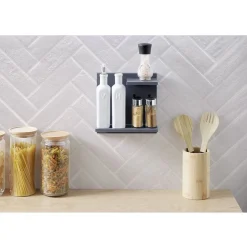 Étagère murale plastique 2 niveaux x2