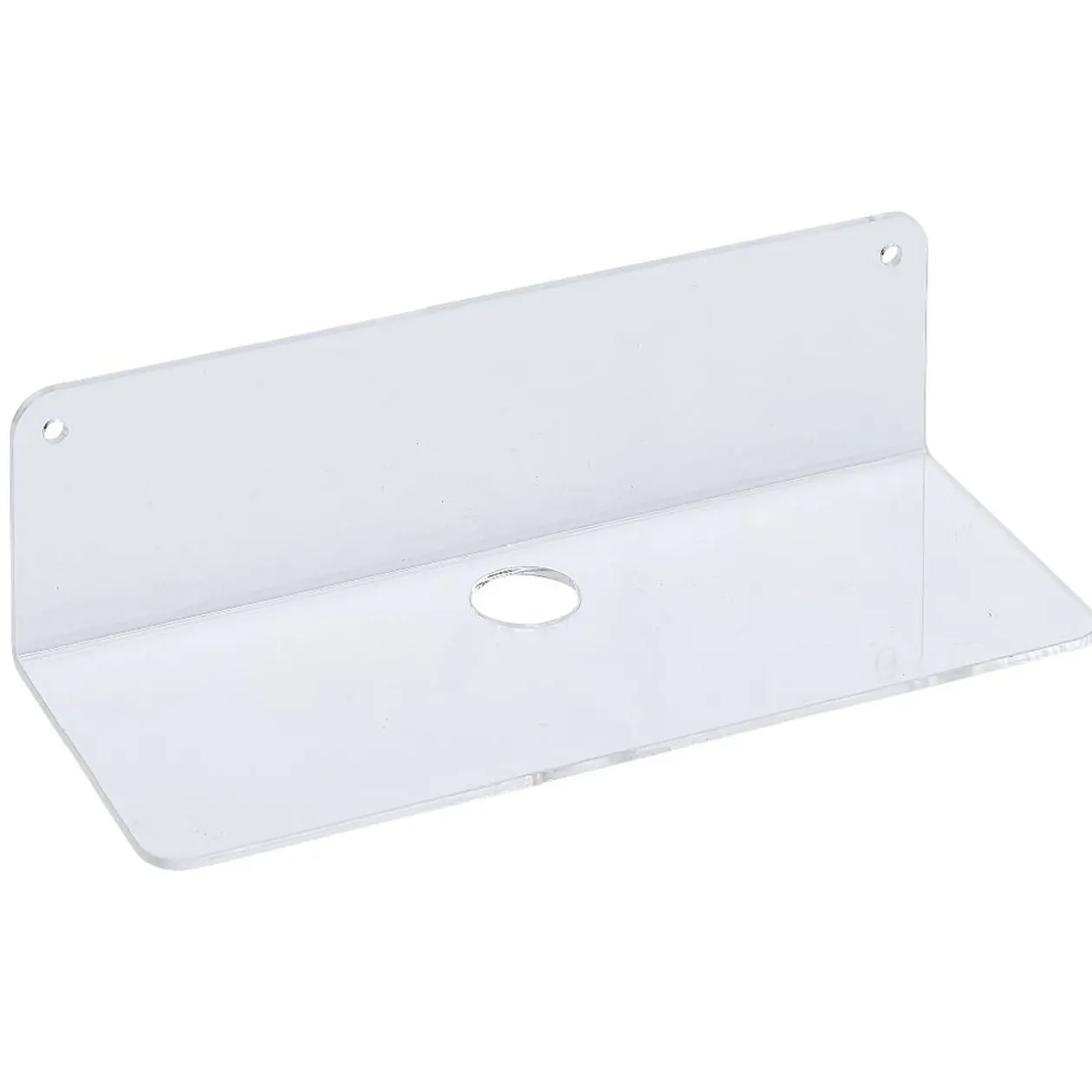 Étagère murale plastique transparent L.23 cm