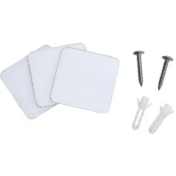 Étagère murale plastique transparent L.23 cm