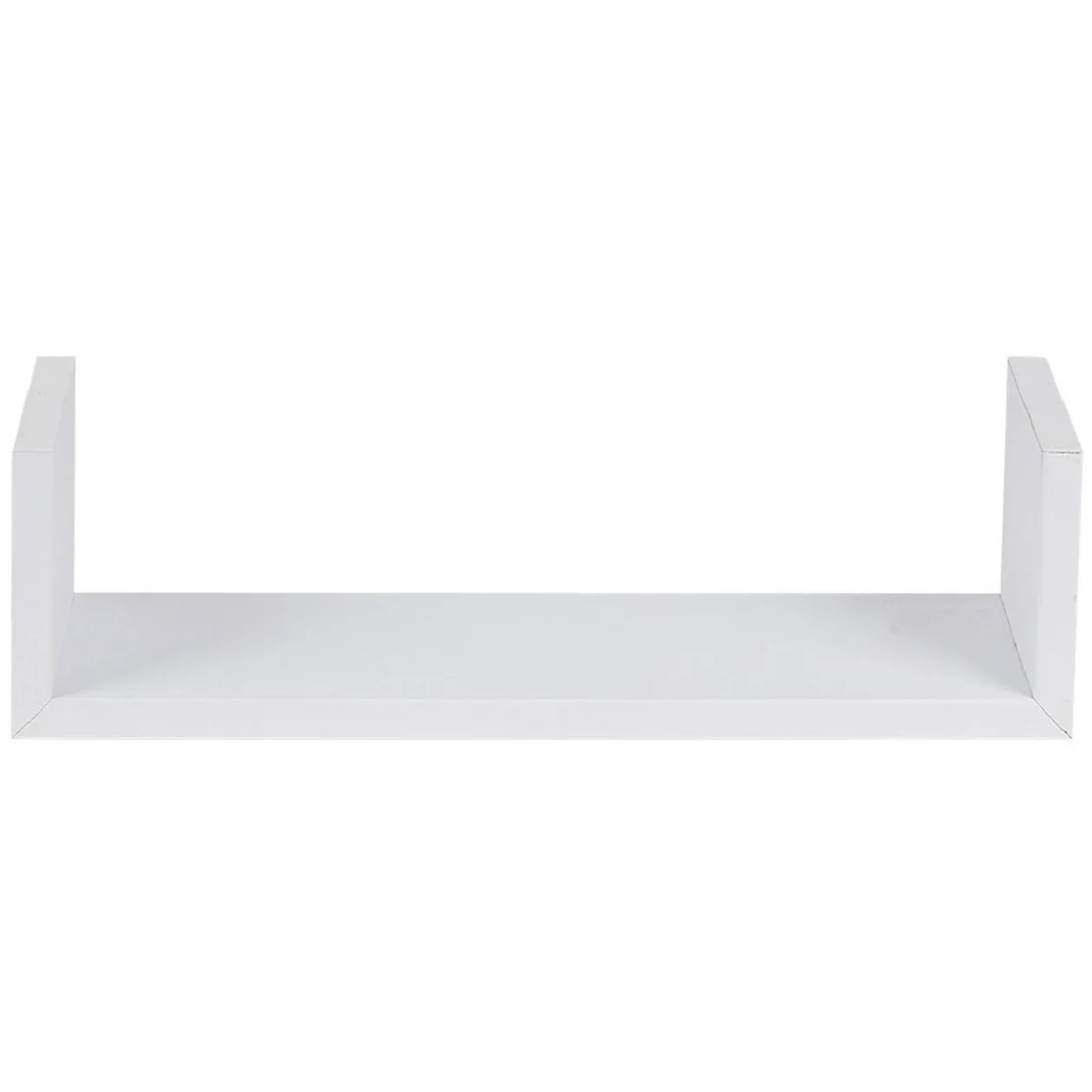 Étagère murale rectangulaire blanche x3