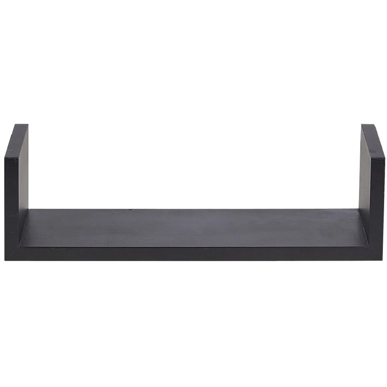 Étagère murale rectangulaire noire x3