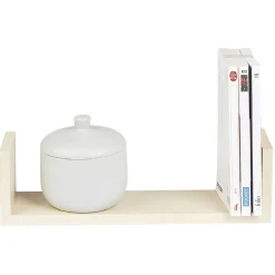 Étagère murale rectangulaire beige x3