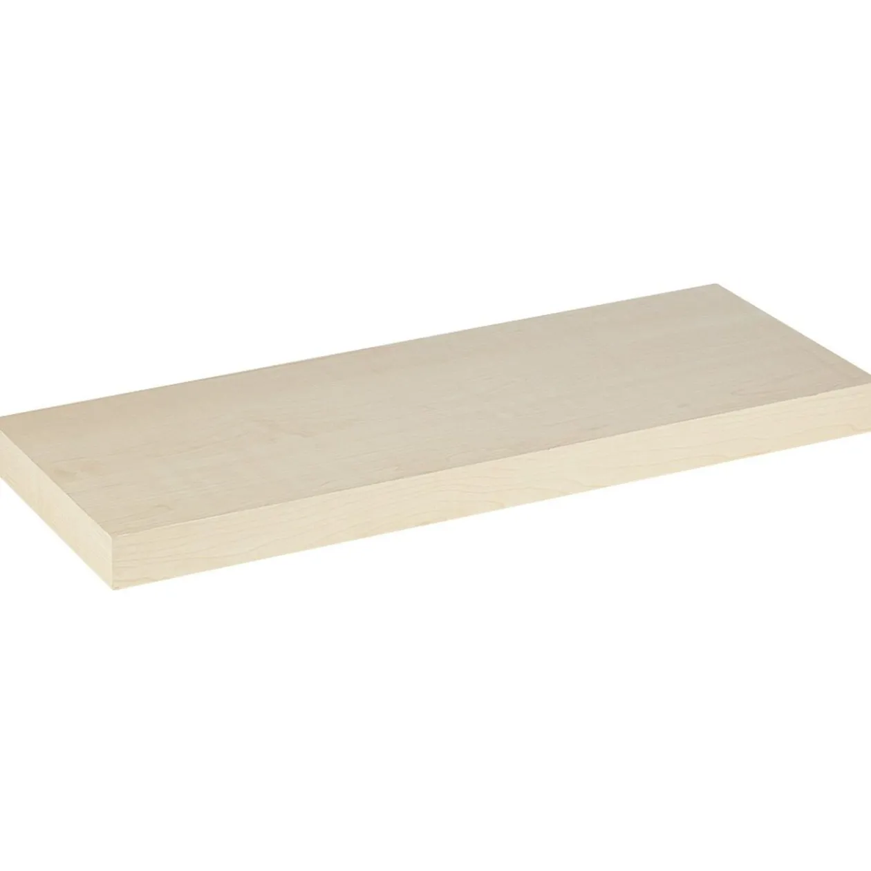 Étagère murale rectangulaire bois beige