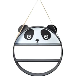 Étagère murale Wylie noire et blanche