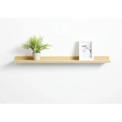 Étagère Ronny marron brun 80x10xH4cm