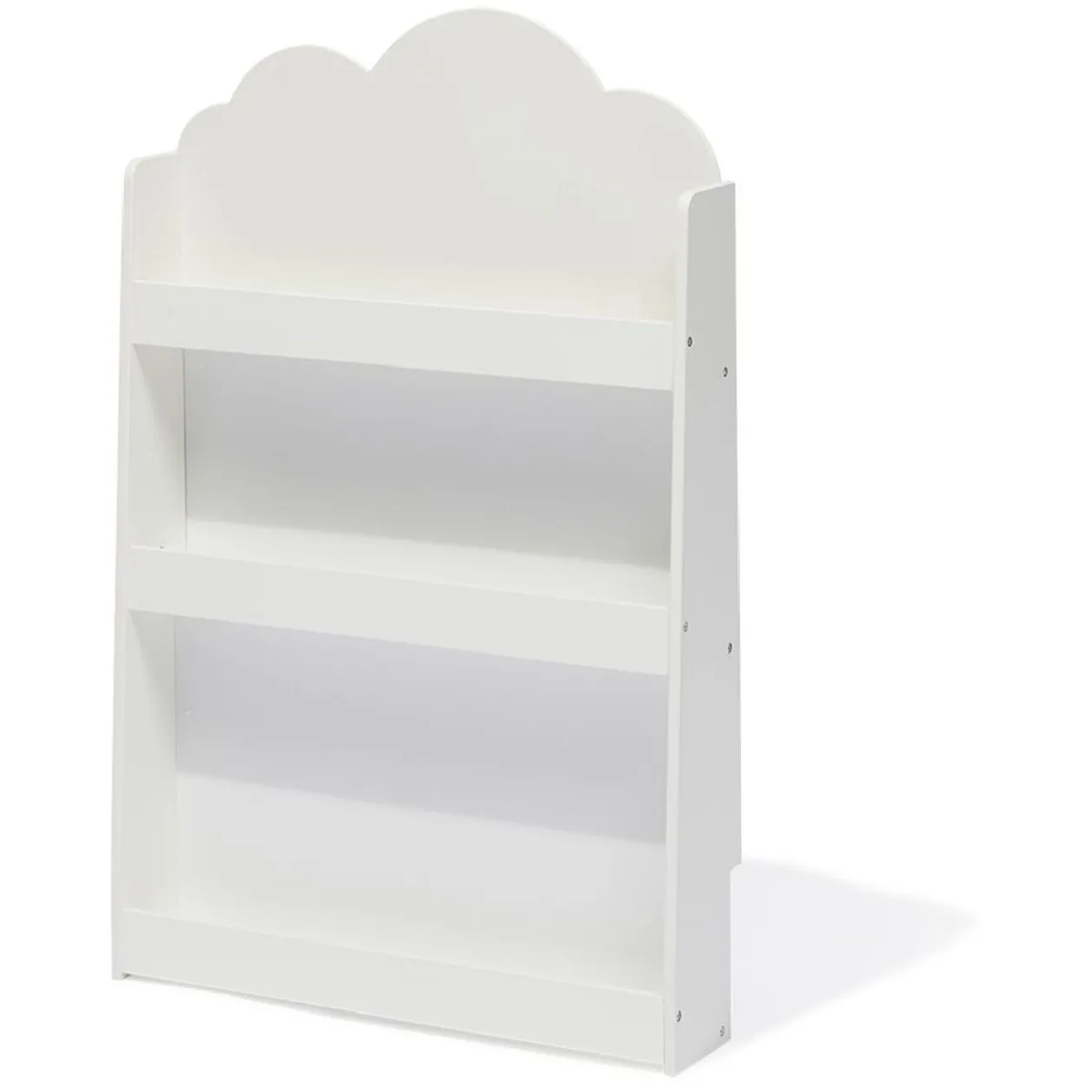 Étagère sur pieds Nuage blanc 3 niveaux - L61,5xP13,5xH95 cm
