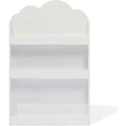 Étagère sur pieds Nuage blanc 3 niveaux - L61,5xP13,5xH95 cm