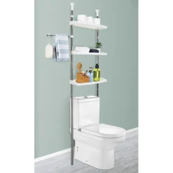 Étagère WC 3 niveaux hauteur réglable