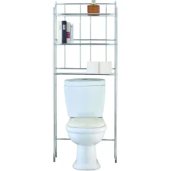 Étagère WC grise