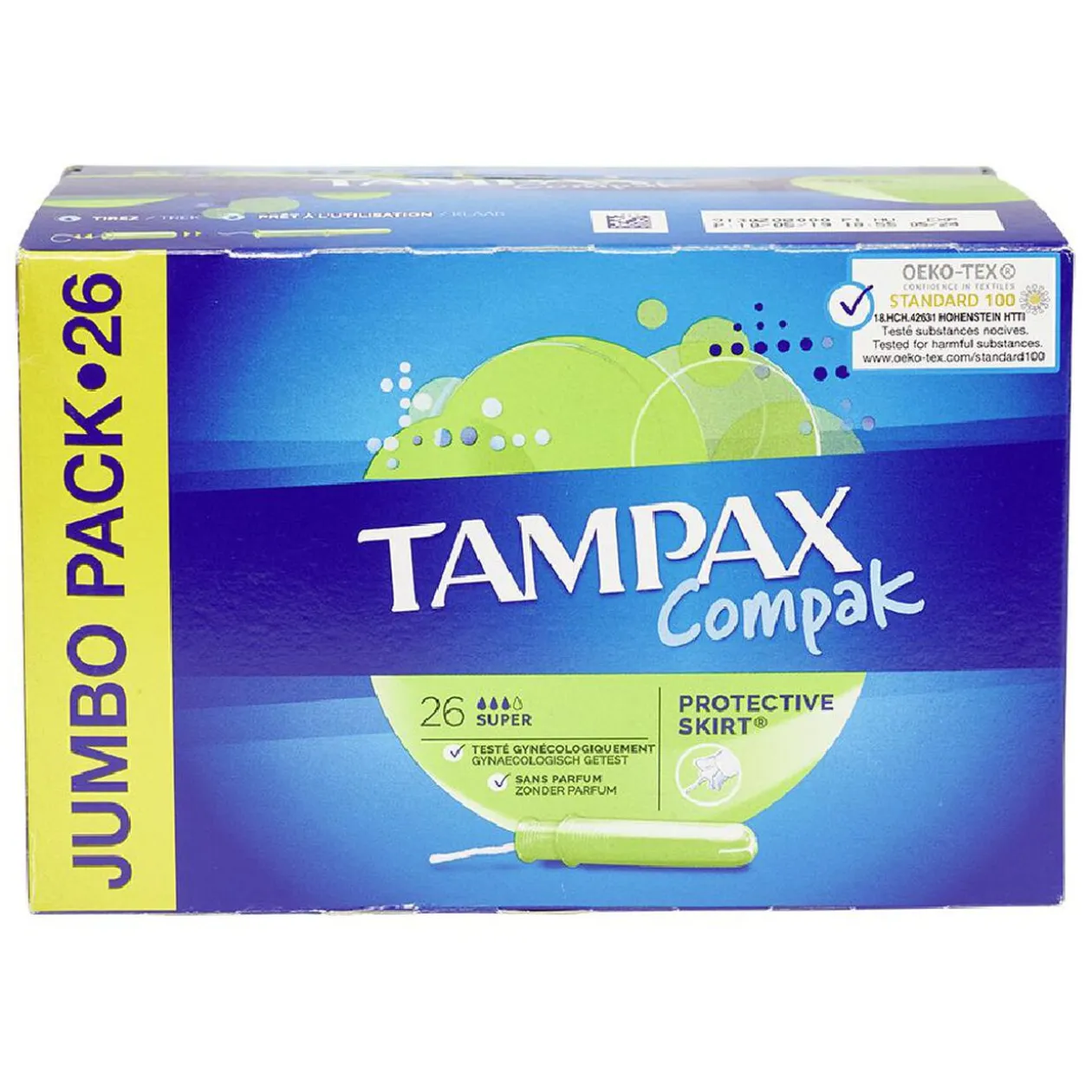 Tampon avec applicateur super x26 TAMPAX