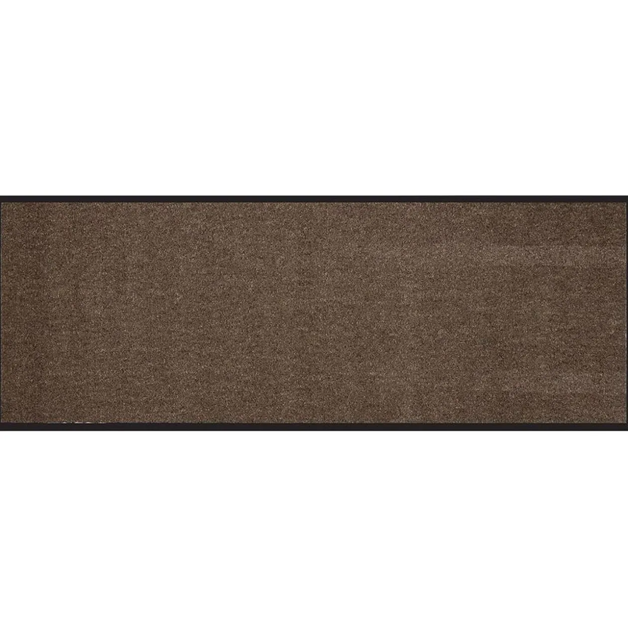 Tapis anti poussière antidérapant 160x60 cm marron