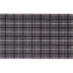 Tapis anti poussière design carreau gris 80x60 cm