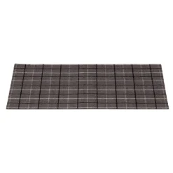 Tapis anti poussière design carreau gris 80x60 cm