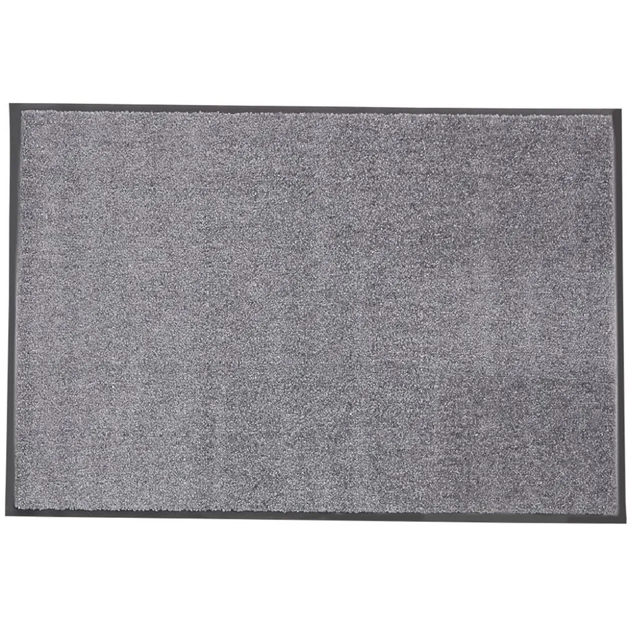 Tapis antibactérien uni gris 90x60 cm