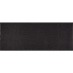 Tapis antipoussière antidérapant noir 160x60cm