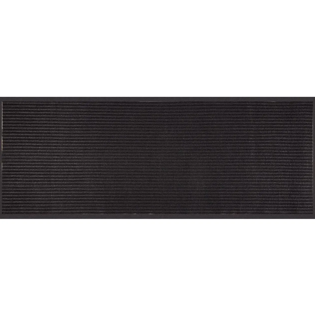 Tapis antipoussière antidérapant noir 160x60cm