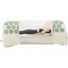 Tapis d'acupression beige et vert