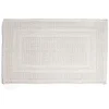 Tapis de bain 100% coton blanc uni 70x50cm