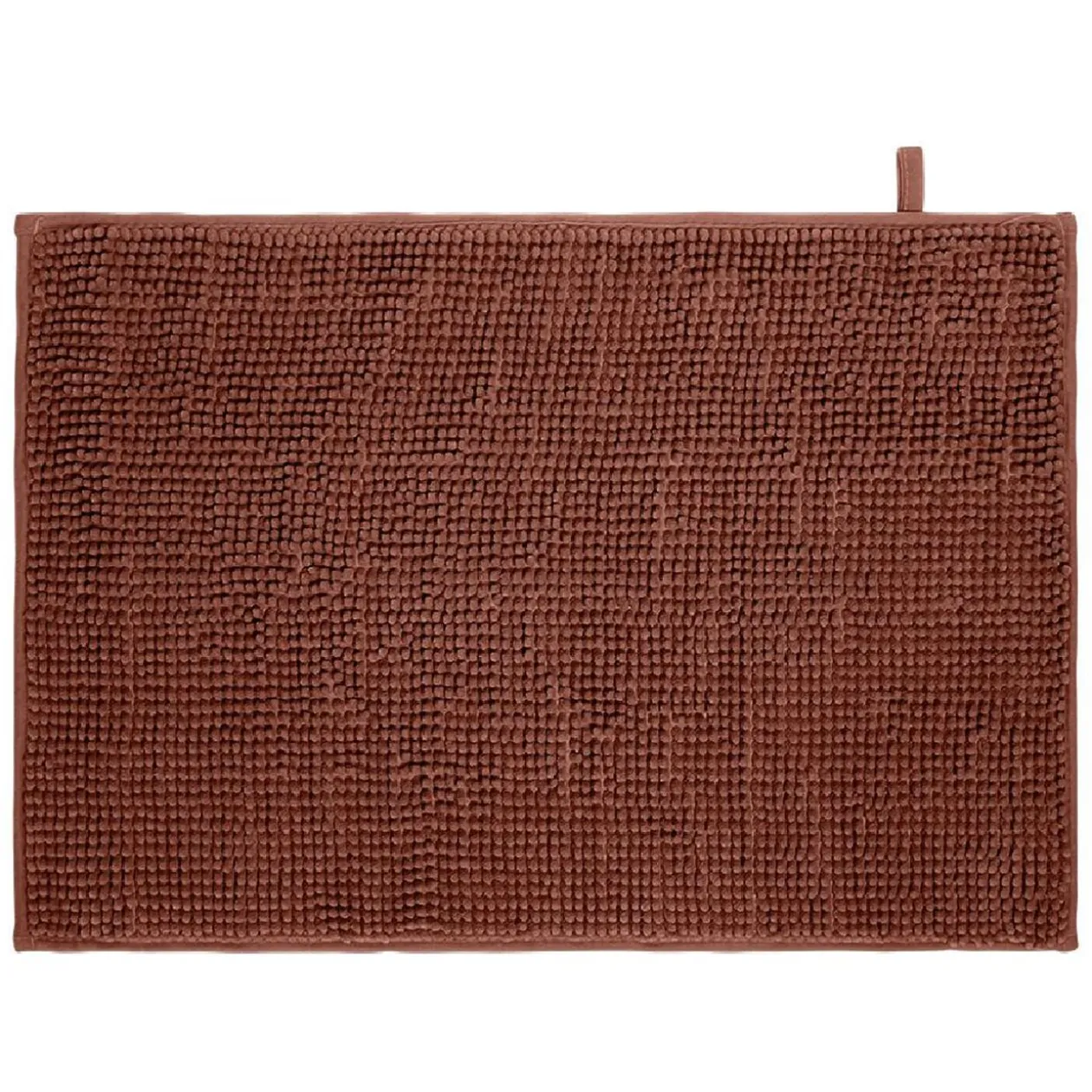 Tapis de bain antidérapant ultra-absorbant terracotta 45x65cm