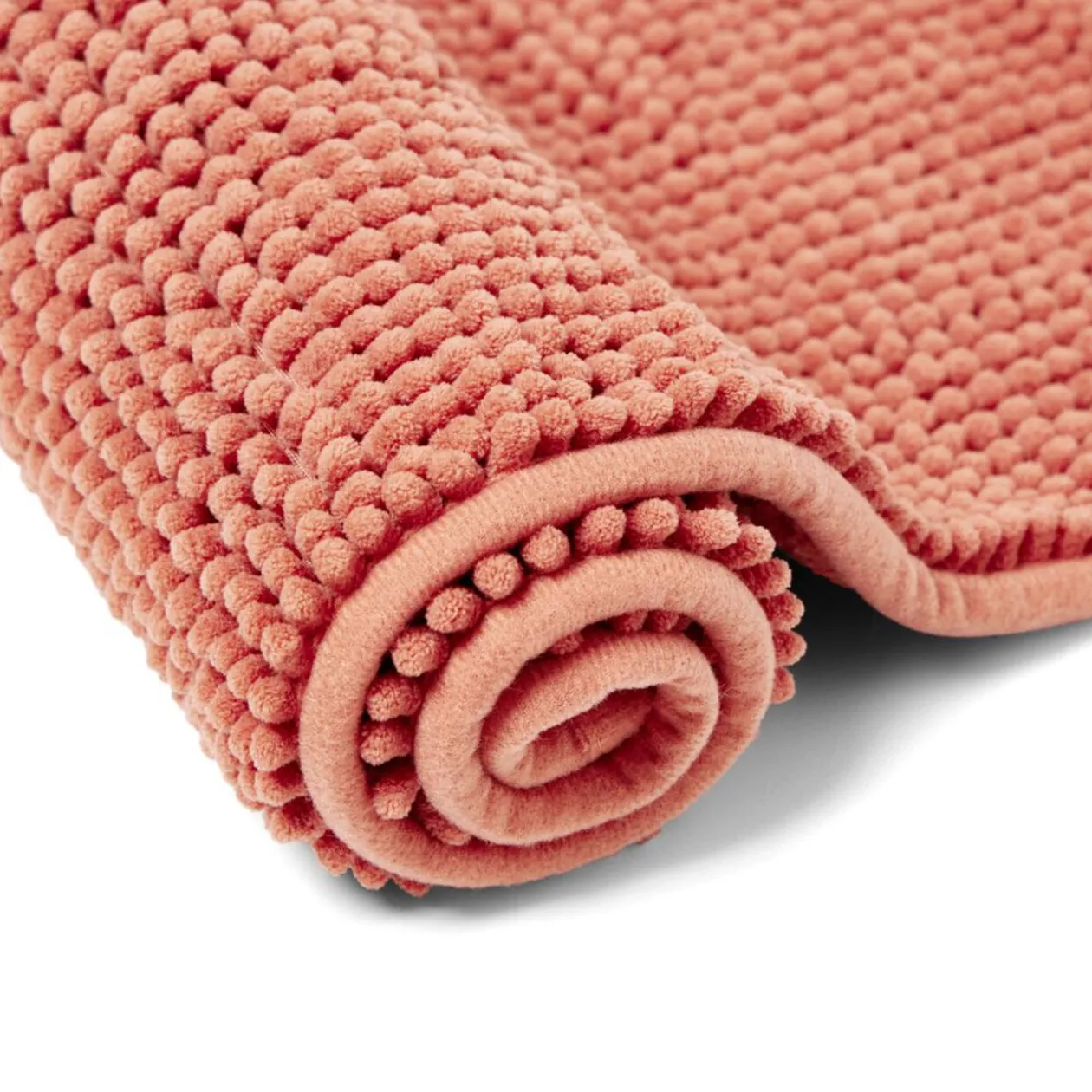 Tapis de bain antidérapant ultra-absorbant terracotta 45x65cm