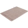 Tapis de bain chenille coloris rose 45x65cm