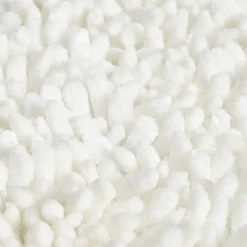 Tapis de bain chenille 40x60cm polyester beige