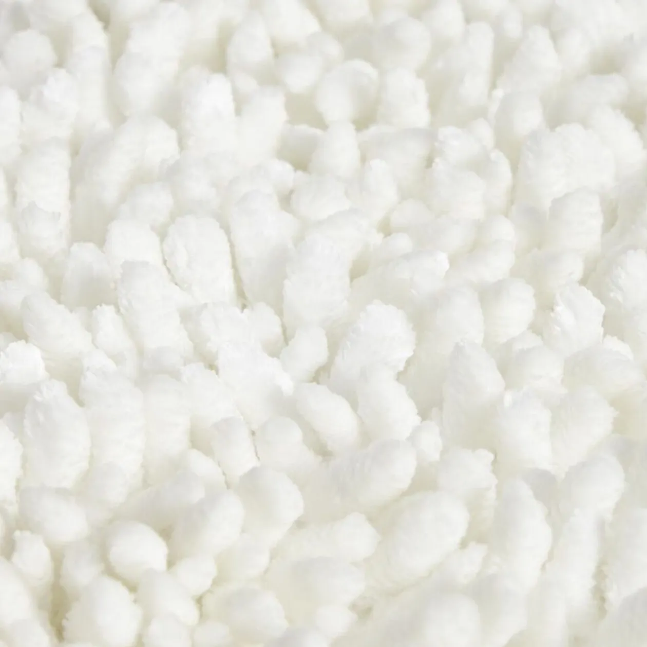 Tapis de bain chenille 40x60cm polyester beige