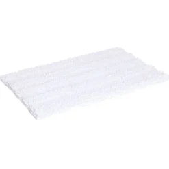 Tapis de bain chenille 50x80cm polyester beige