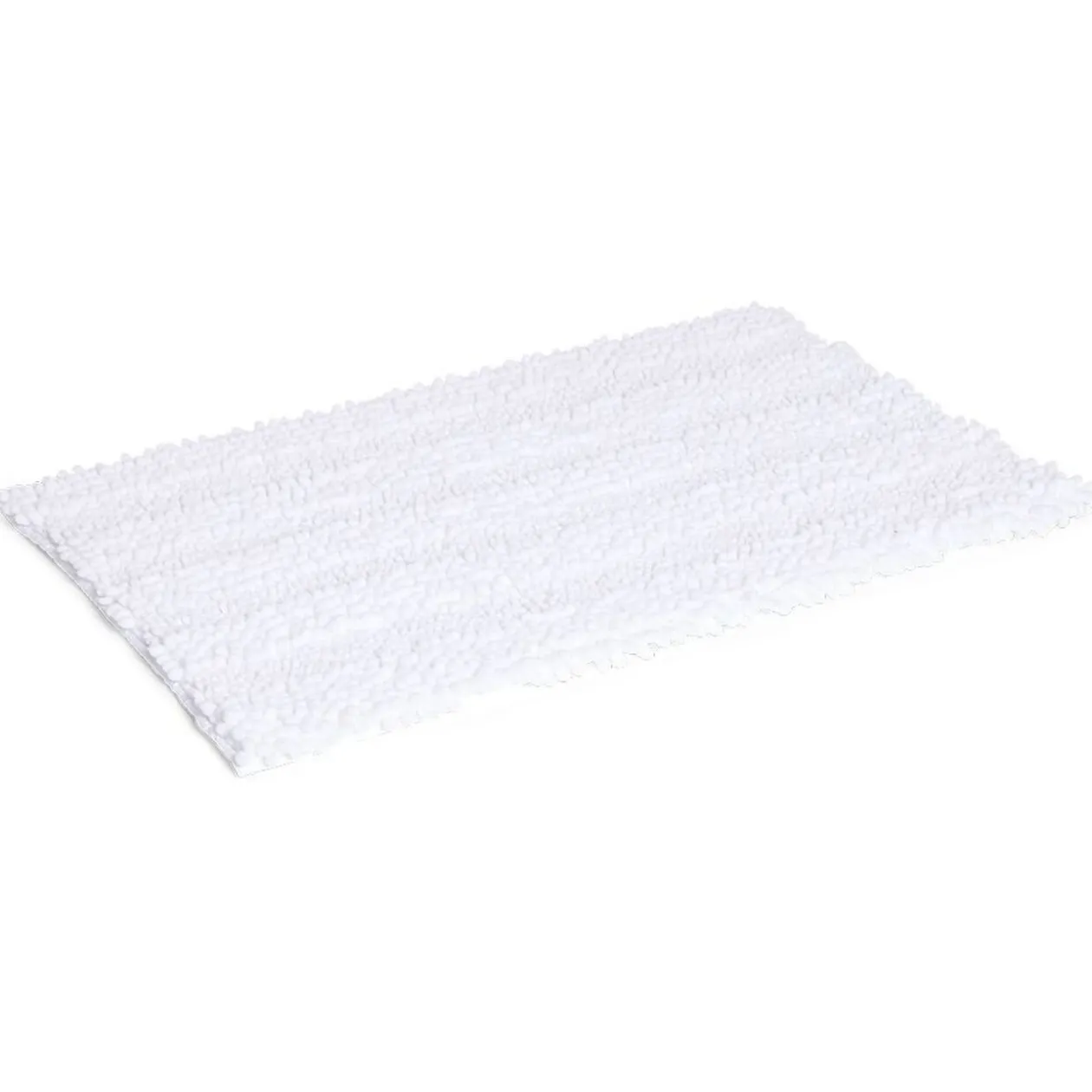Tapis de bain chenille 50x80cm polyester beige