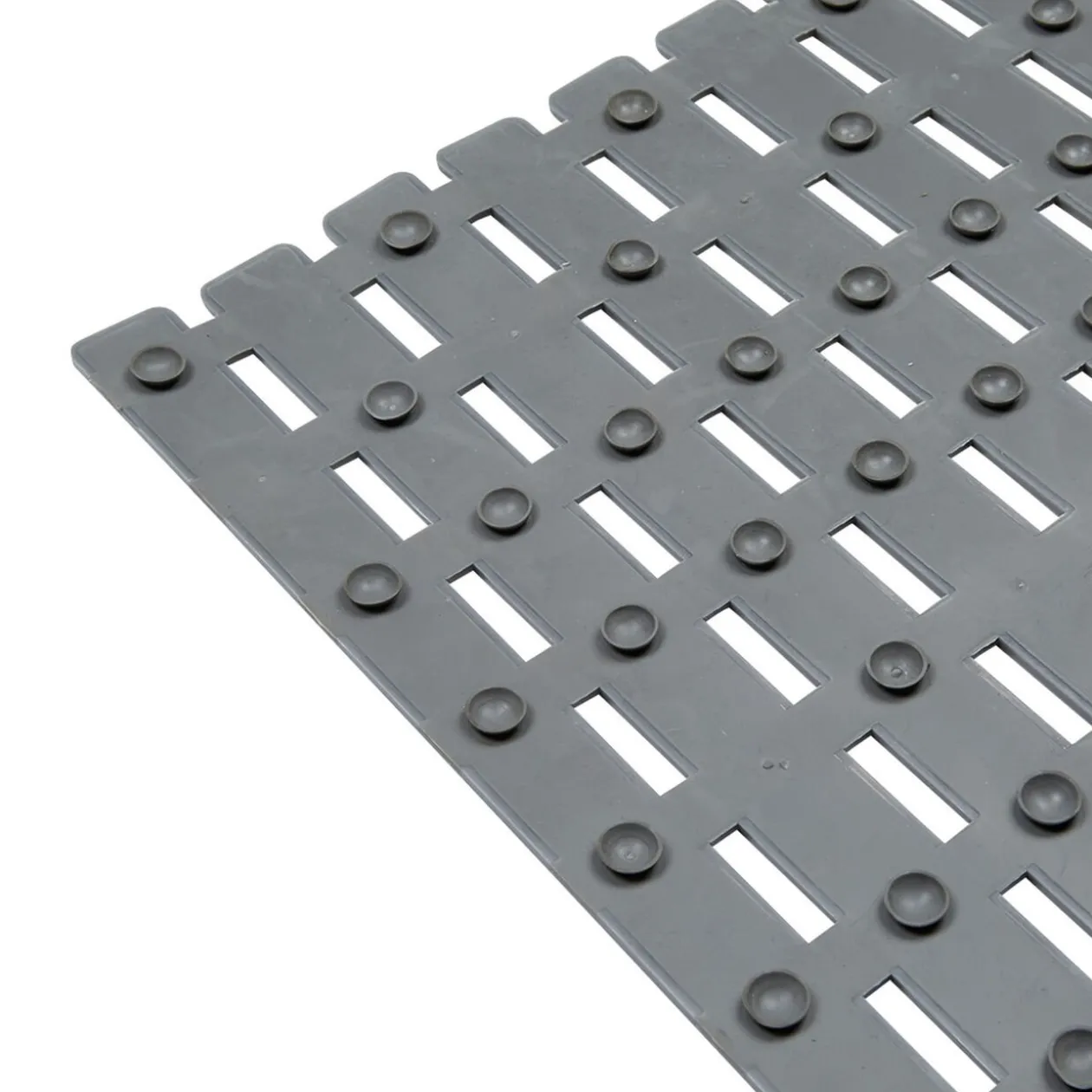 Tapis de bain fond de douche gris