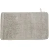 Tapis de bain polyester coloris taupe