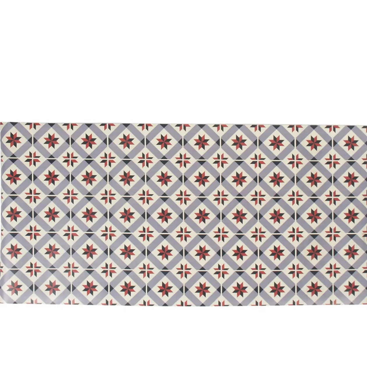 Tapis de cuisine design carreau de ciment 50x100 cm