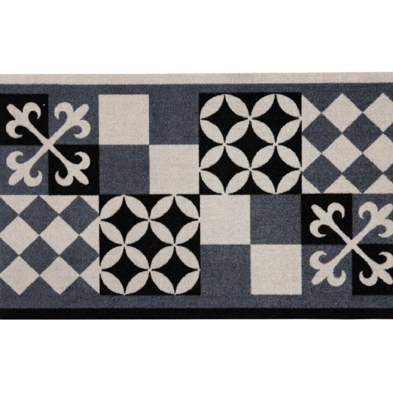 Tapis de cuisine design géométrique