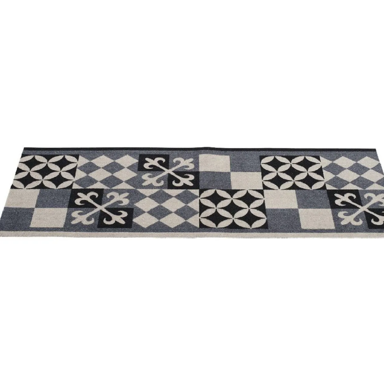 Tapis de cuisine design géométrique