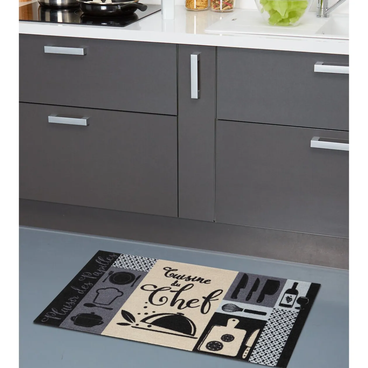 Tapis de cuisine du chef