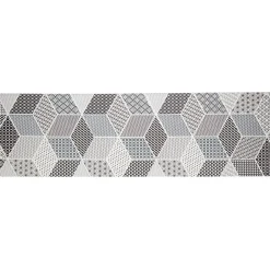 Tapis de cuisine imprimé carreau de ciment 150 x 45 cm