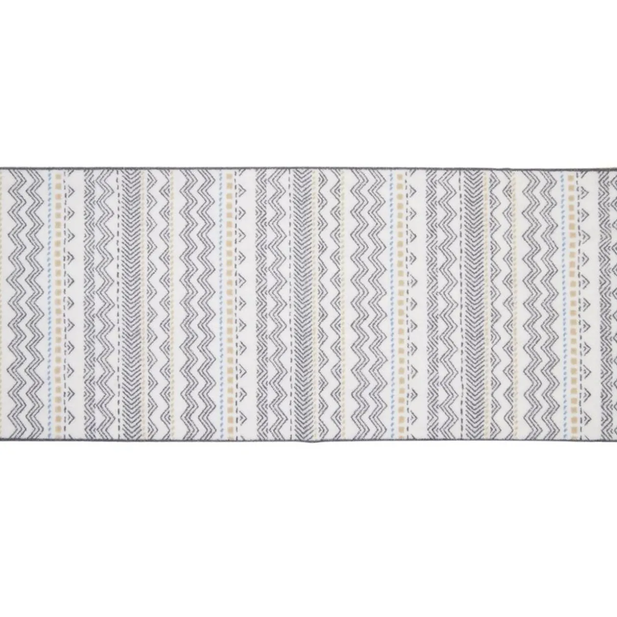 Tapis de cuisine imprimé ethnique vert 120x50cm