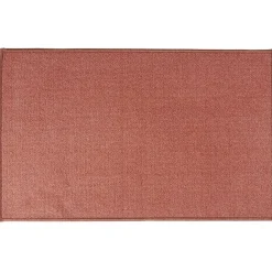 Tapis de cuisine latex uni rouge 80x50 cm