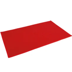 Tapis de cuisine rouge bordeaux