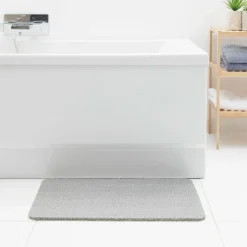 Tapis de douche anti-dérapant 60x40cm gris