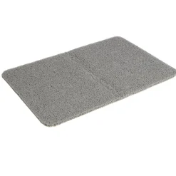 Tapis de douche anti-dérapant 60x40cm gris