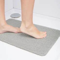 Tapis de douche anti-dérapant 60x40cm gris