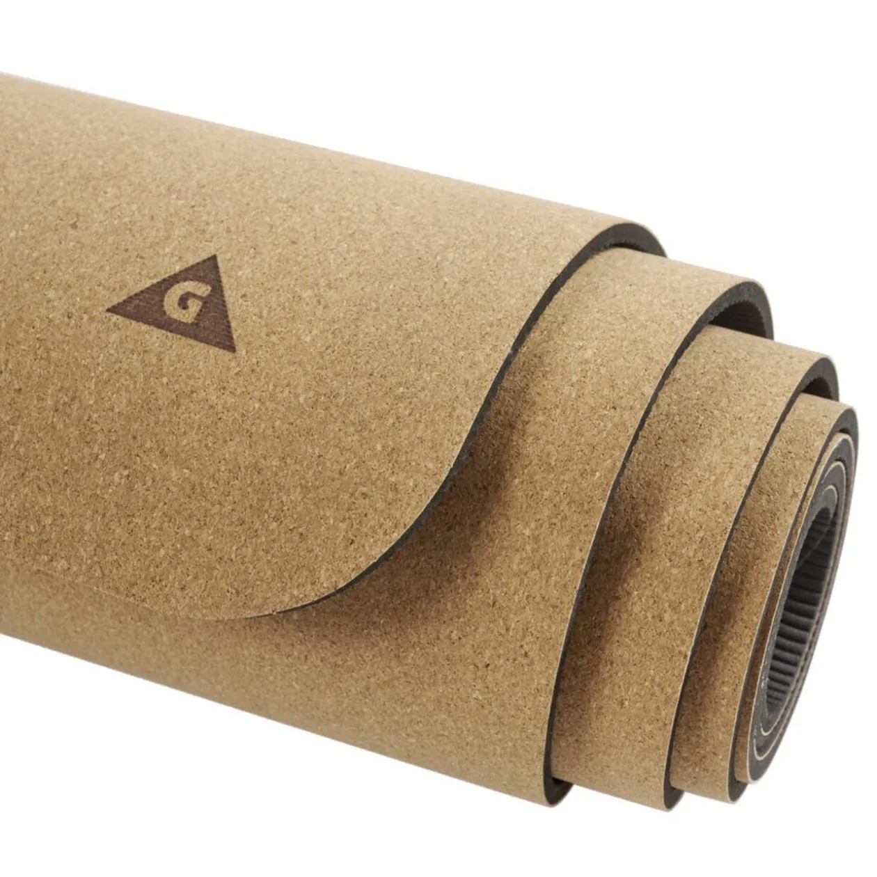 Tapis de fitness yoga en liège antidérapant 183x61xép0,5cm