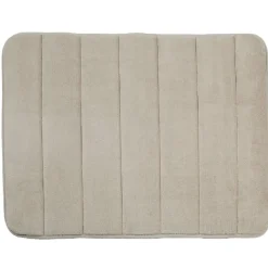 Tapis de salle de bain à mémoire forme taupe