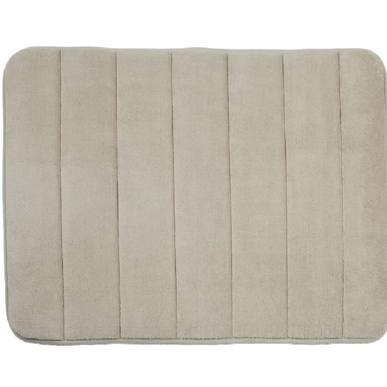 Tapis de salle de bain à mémoire forme taupe