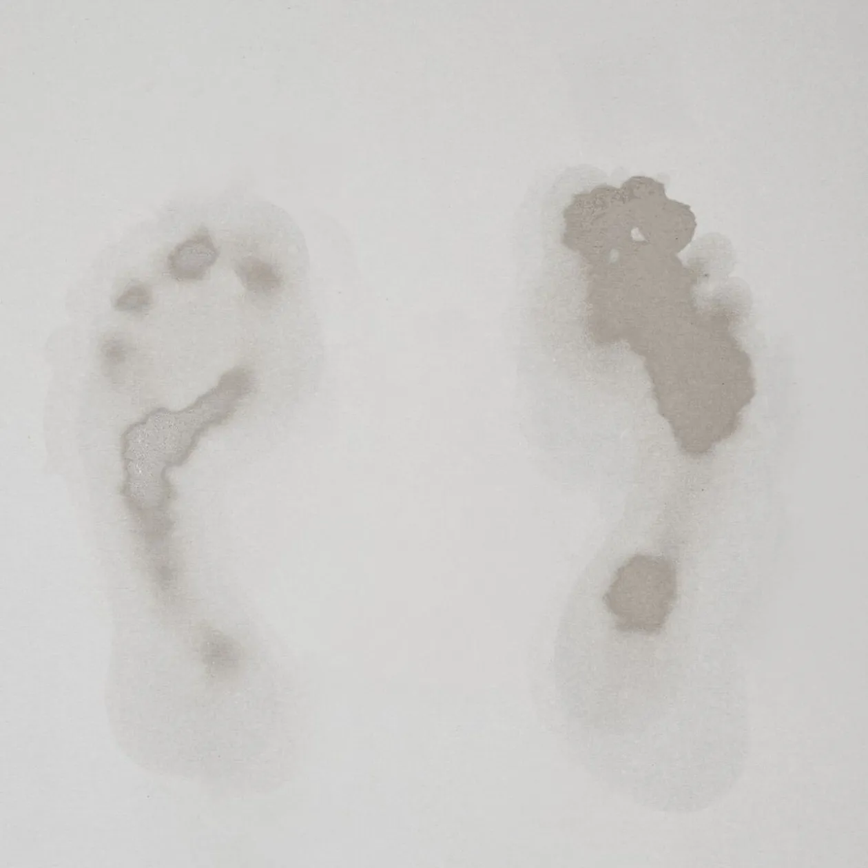 Tapis de salle de bain blanc magique