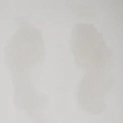 Tapis de salle de bain blanc magique