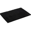 Tapis de salle de bain chenille noir petit modèle