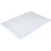 Tapis de salle de bain chenille blanc grand modèle