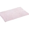 Tapis de salle de bain chenille rose grand modèle